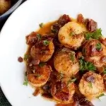 Bacon Scallops Lemon Butter