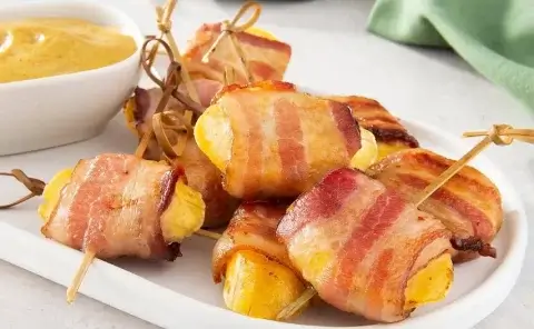 Bacon Wrapped Plantains