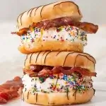 Donut Ice Cream Sandwich