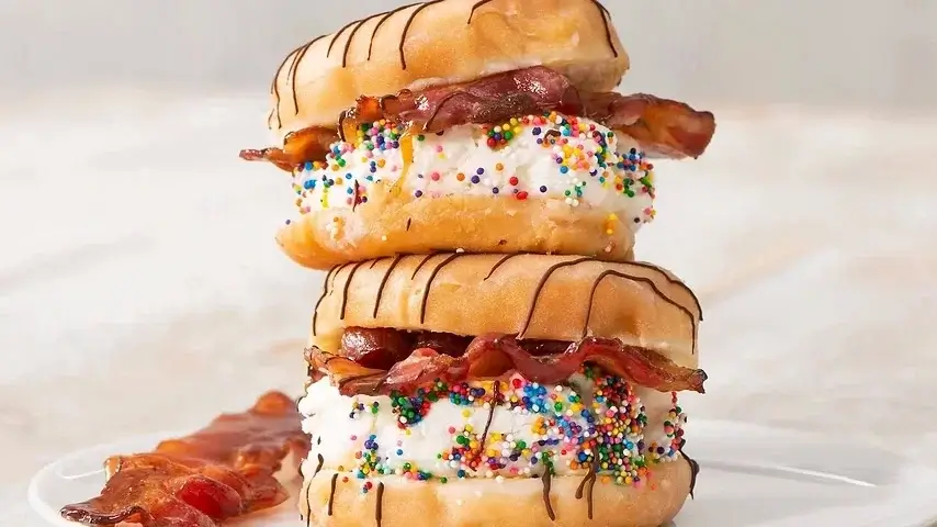 Donut Ice Cream Sandwich