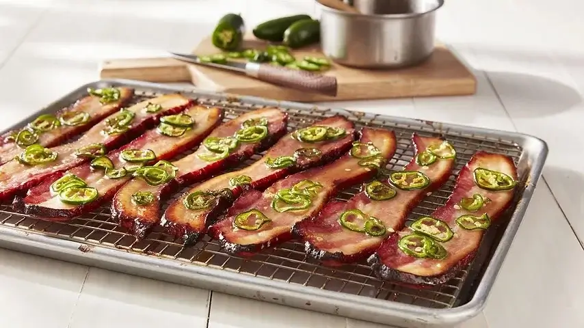 Honey Jalapeno Glaze Bacon